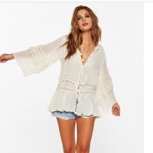 Jen’s Pirate Booty Swedish Top - Cream